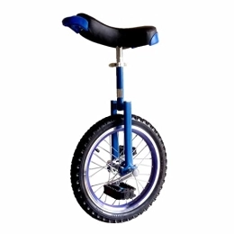 HXFENA Bicicleta HXFENA Monociclo, SillíN ErgonóMico Contorneado Ajustable Antideslizante Equilibrio Ejercicio de Ciclismo Onlyone Rueda para Principiantes Kids Adolescentes / 20 Inches / Blue
