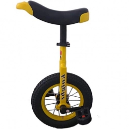 LXX Bicicleta LXX Monociclos Pequeno Rueda de 12 Pulgadas por Pequenos Ninos, Bicicleta de Ejercicio de Equilibrio, El Regalo de Cumpleanos Hijas / Hijos (Color : Yellow, Size : 12" Wheel)