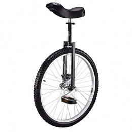 LXX Bicicleta LXX Monociclos Rueda de 24 Unisex para Personas Altas, Bicicleta de Ciclismo de Ejercicio de Equilibrio Automatico, Altura del Usuario Superior a 175 cm (69") (Color : Black)