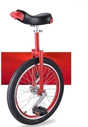  Monociclo Monociclo Bicicleta Monociclo Monociclo para niños Adultos 16 / 18 / 20 Pulgadas Rueda Monociclos Tenedor Soporte de Acero al manganeso (Rojo 16 Pulgadas)