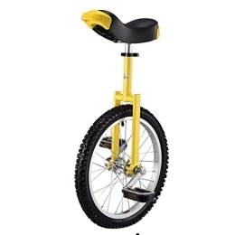 Monociclo Monociclo de Ruedas competitivo con Asiento Ajustable, Monociclo Amarillo Monociclo autoequilibrado para Deportes al Aire Libre (20 Pulgadas)