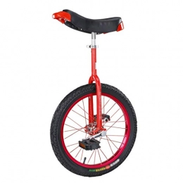 GAOYUY Monociclo Monociclo, Monociclo Con Ruedas De 16 / 18 / 20 / 24 Pulgadas Unisex Uso De Ciclismo De Equilibrio De Neumáticos Antideslizante Ajustable for Niños Principiantes Y Adultos ( Color : Red , Size : 24 inches )