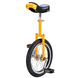 Yisss Bicicleta Monociclo Monociclo para adultos de 20 " / 24", monociclo de entrenamiento para niños de 16 " / 18", altura ajustable, antideslizante, butilo, neumático de montaña, equilibrio, bicicleta de ejercicio,