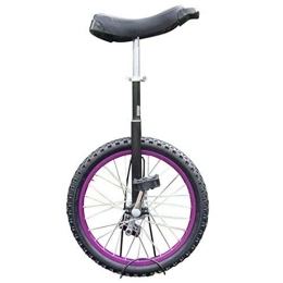 Yisss Bicicleta Monociclo Monociclo para exteriores para niños / adultos / adolescentes, monociclo con ruedas de 14 / 16 / 18 / 20 pulgadas, ciclismo de equilibrio con llanta de aleación, monociclo para principiantes, púrpura