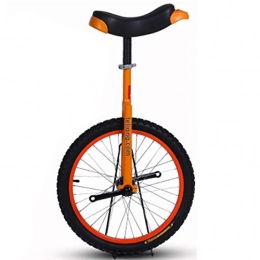 LXX Bicicleta Monociclos 24 Pulgadas Estilo Libre Jinetes Principiantes e Intermedios, Adolescentes, Adultos Bicicleta de Una Rueda con Llanta de Aleacion (Color : Orange, Size : 24inch Wheel)