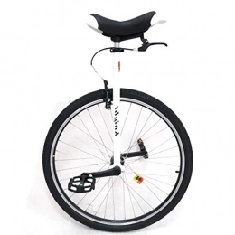 LXX Bicicleta Monociclos 28" Unisexo Adulto Entrenador Blanco, Rueda Grande Personas Altas / Adolescentes / Mama / Papa, Altura de Los Usuarios 160cm-195cm, con Frenos