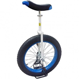LXX Bicicleta Monociclos Principiantes / Adultos / Adolescentes de 20", con Llanta de Aleacion Gruesa Antideslizante, Ejercicio de Autoequilibrio Bicicleta de Ciclismo (Color : Blue+White)