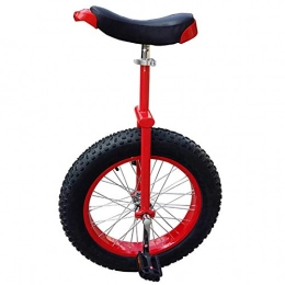 LXX Bicicleta Monociclos Principiantes / Adultos / Adolescentes de 20", con Llanta de Aleacion Gruesa Antideslizante, Ejercicio de Autoequilibrio Bicicleta de Ciclismo (Color : Red)