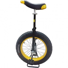 LXX Bicicleta Monociclos Principiantes / Adultos / Adolescentes de 20", con Llanta de Aleacion Gruesa Antideslizante, Ejercicio de Autoequilibrio Bicicleta de Ciclismo (Color : Yellow+Black)