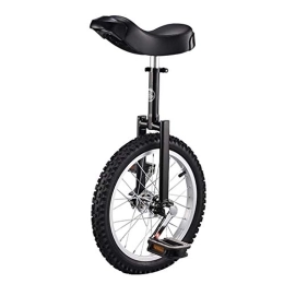 SERONI Monociclo SERONI Monociclo Negro para niños / Adultos, Monociclo de Entrenamiento con diseño ergonómico, Altura Ajustable, Antideslizante, Equilibrio de neumáticos, Bicicleta de Ejercicio, Bicicleta