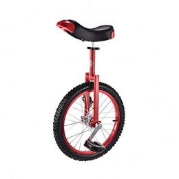 TTRY&ZHANG Monociclo TTRY&ZHANG Adultos Altura Ajustable Freestyle Monociclo 16 / 18 Pulgadas Sola Ronda de niños Equilibrio Ejercicio en Bicicleta roja (Size : 18 Inch)