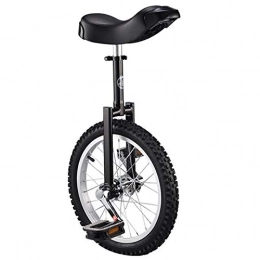 TTRY&ZHANG Monociclo TTRY&ZHANG Entrenadores a Prueba de deslizamientos Unicycles Altura Ajustable, Bicicleta de Ciclismo para niños / Adultos, con cómodo Sillín de sillín y Soporte (Color : Black, Size : 24INCH)