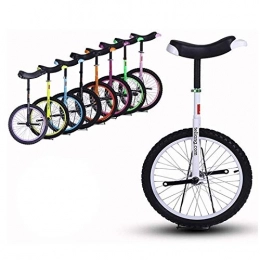 Monociclo de rueda de 16/18/20 pulgadas, bicicleta de pedal de asiento  ajustable negro para adultos y niños grandes, deportes de montaña al aire