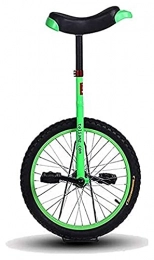 Unicycles Monociclo Unicycles para Adultos, niños, Unisex Balance Ajustable 16 / 18" / 20 Pulgadas Green Balance Ejercicio Fun Bike Fitness para niños / para Adultos, Mejor Regalo de cumpleaños