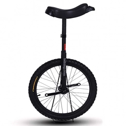 ywewsq Bicicleta ywewsq Grande 24 '' para Adultos / niños Grandes / Hombres Adolescentes, Bicicleta Ajustable de una Rueda para los Mejores Profesionales, Carga 150 kg (Color: Negro)