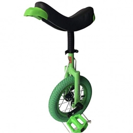 ywewsq Bicicleta ywewsq Monociclo para niños pequeño de 12", un Ciclo para Principiantes Principiantes, para niños / niños / niñas más pequeños de 5 años, 4 Colores Opcionales (Color: Verde, tamaño:
