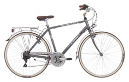 CINZIA Paseo CINZIA - Bicicleta de hombre Perla 28 Shimano 6 V aluminio gris perla