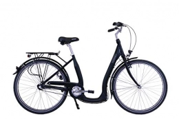 Hawk Bicicleta HAWK City Comfort Premium - Zapatillas de deporte (28 pulgadas, 3 g), color negro