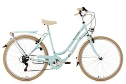 KS Cycling Bicicleta KS Cycling Bicicleta para Mujer 28'' Casino en Azul Claro, 6 velocidades, tamaño 53 cm