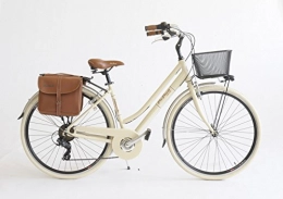 Via Veneto Paseo Venice – I Love Italy – Bicicleta de ciudad de 28 pulgadas, 605 aluminio Lady beige