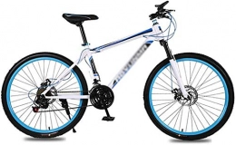 JSL Plegables Bicicleta plegable adulto 26 pulgadas 21 velocidad absorción de choque doble disco freno estudiante bicicleta asalto bicicleta bicicleta montaña-Azul_26