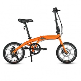 Bicicletas Plegables Bicicletas Plegable For Adultos For Estudiantes De 16 Pulgadas Aleacin De Aluminio Velocidad Variable 7 Velocidades