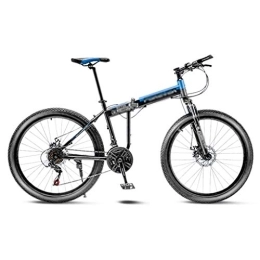 GAOTTINGSD Plegables GAOTTINGSD Bicicleta de montaña Bicicletas MTB 21 velocidades montaña Plegable de Carretera Bicicleta de los Hombres de Ruedas for Mujeres Adultas (Color : Blue, Size : 24in)