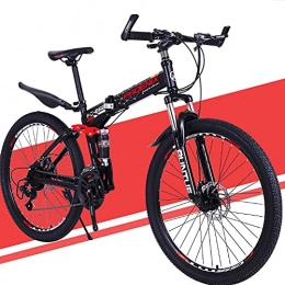 GWL Plegables GWL Bicicleta Plegable para Adultos, 24 26 Pulgadas Bike Sport Adventure - Bicicleta para Joven, Mujer Mountain Bike, Aluminio, Unisex Adulto / 26inch / 21speed