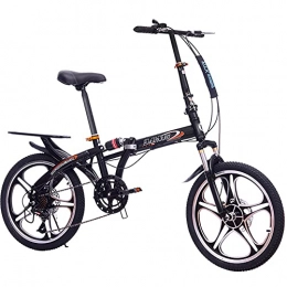 GWL Plegables GWL Bicicleta Plegable para Adultos, Bicicleta De Montaña De 20 Pulgadas, Velocidad Variable, Plegable, Bicicletas De Carretera, Portátil, Duradera, Bicicleta De Ciudad