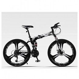 KXDLR Bicicleta KXDLR 21 Velocidades Frenos De Disco De Velocidad De Bicicletas De Montaa Male (Dimetro De Rueda: 26 Pulgadas) con Dual Suspensin, Negro