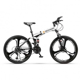  Bicicleta Novokart-Plegable Deportes / Bicicleta de montaña 24 Pulgadas 3 Cortador, Blanco