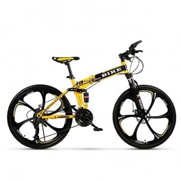  Bicicleta Novokart-Plegable Deportes / Bicicleta de montaña 26 Pulgadas 6 Cortador, Amarillo