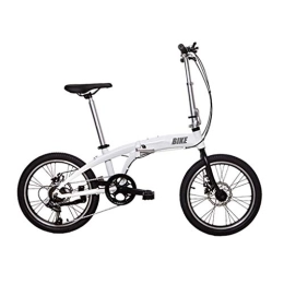 TYXTYX Bicicleta TYXTYX Folding Bicicleta Plegable Ruedas de 20" Hombre 6 velocidades, Manillar Plegable, Cierre Rápido en Sillín, Bicicleta Plegable de Aluminio
