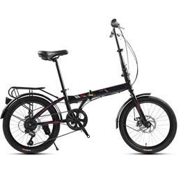 TYXTYX Plegables TYXTYX Plegable de Bicicletas de 20 Pulgadas Amortiguador portátil Boy Adultos y Chica de la Bicicleta de la Bicicleta Infantil, Adultos Unisex, Talla Unica