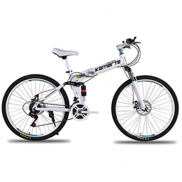 WZB Plegables WZB 26"Bicicleta de montaña de Aluminio de 27 velocidades, Ruedas de aleacin de magnesio, 11, 24