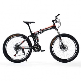 WZB Plegables WZB Bicicleta de montaña / Bicicletas, Rueda de 26 '' Aluminio Ligero Cuadro 27 Velocidades Disco de Freno Shimano, 11