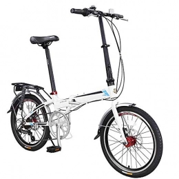 XIXIA Plegables XiXia X Bicicleta Plegable Bicicleta Plegable de Aluminio Transmisin de posicionamiento de Freno de Doble Disco Bicicleta de 20 Pulgadas