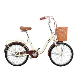 XMIMI Plegables XMIMI Bicicleta City Car Men and Women General Commuter Car Bicycle Female 20 Inch Single Speed