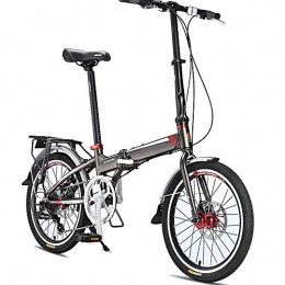 XMIMI Plegables XMIMI Bicicleta Plegable Bicicleta Plegable de Aluminio Transmisión de posicionamiento de Freno de Doble Disco Bicicleta de 20 Pulgadas