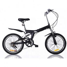 XMIMI Plegables XMIMI Bicicleta Plegable Marco de Acero de Alto Carbono Absorción de Golpes Ultraligero Portátil Juventud Adulto 20 Pulgadas