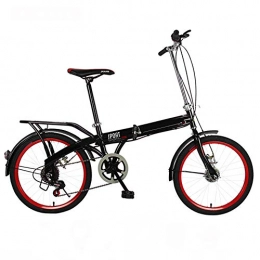 YANGMAN-L Plegables YANGMAN-L Plegable Bicicletas, 20 Pulgadas 6 Velocidad City Plegado Compacto de suspensión Commuters Bicicletas de Alta de Acero al Carbono de Bicicletas urbanas para niño y niñas