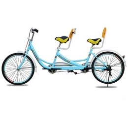 WDLY Tándem WDLY Bici En Tándem, Bicicleta De Montaña Ciudad De Bicicletas para Adultos, Entre Padres E Hijos Par Que Monta Entretenimiento Universal Wayfarer Mountain Riding, Azul