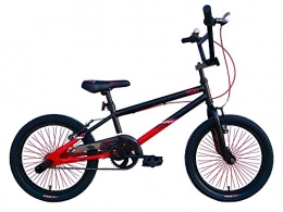 Tiger Cycles BMX Bike Tiger UC X1 Kids BMX 18" Wheel Black Red