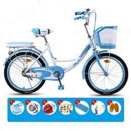 CHHD Bike 24 26 Inch Lady Bike City Bike City Ladies Bike / City Bike / City Cruiser Bike For Women, Casual Commuter Lady Princess Light Retro Bicycle