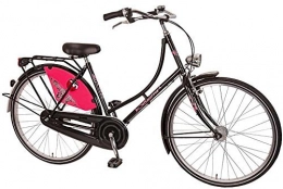 Bachtenkirch Comfort Bike 28Inch Women's Holland city bike by Bach Tenkirch Girls 'Bicycle 3Gear, Colours: Black / Pink Frame Size: 50cm