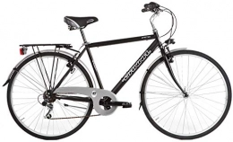 GANNA Bike Ganna Men & Women Everyday City Bike - 6s (Black)