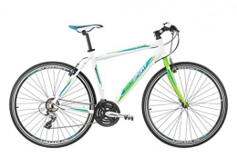 BIKE SPORT LIVE ACTIVE Bike Men's 28-Inch Shimano Tempo Race 21-Speed Trekking Bike, Aluminium Frame, Green, 52 cm