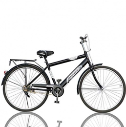 P.CHUXIN Bike P.CHUXIN 26-inch Men?s Commuter Patrol Bike, Classic Cross-member Manned Mobility Bike (A)