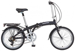 Prophete Comfort Bike Prophete Unisex Adult Aluminium Folding Bike 20 Inches RH 30 cm Matte Black