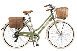 Via Veneto by Canellini Bike Via Veneto By Canellini Bike Bicycle citybike CTB Woman Lady Girl Vintage Retro Via Veneto Aluminium (50, Green)